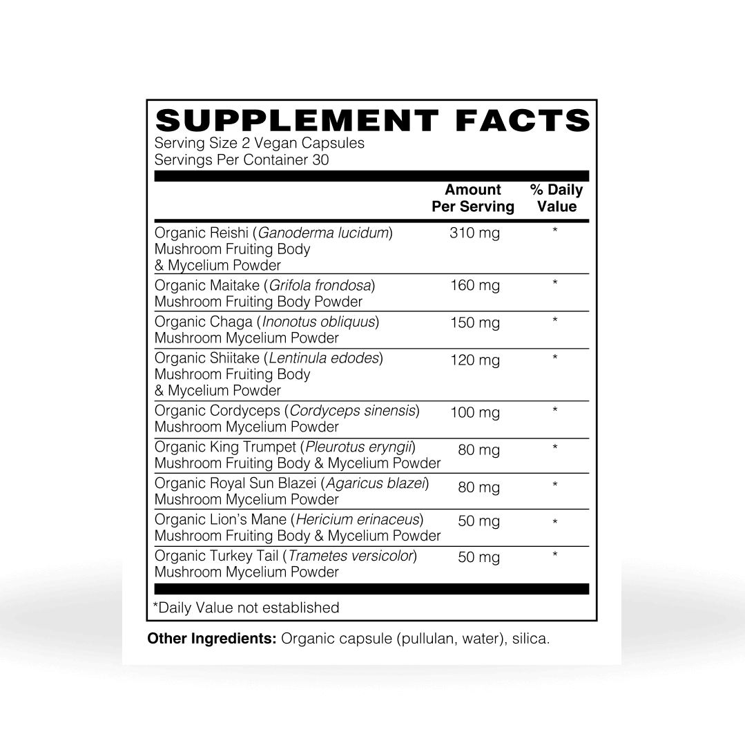 Organic Mushroom Immune Support